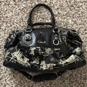 Special Edition Coach Purse With Horse & Carriage